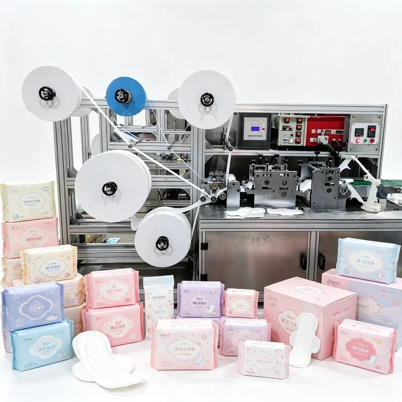 Automatic Sanitary Pad Production Line | High Speed Disposable Lady Napkin Manufacturing Machine | Turnkey Project Supplier