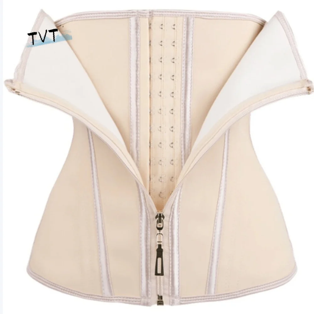 

Waist Trainer Tummy Control Shapewear Seamless Tummy Control Women Fishbone Shapewear Belly Contracting Zipper Buckle