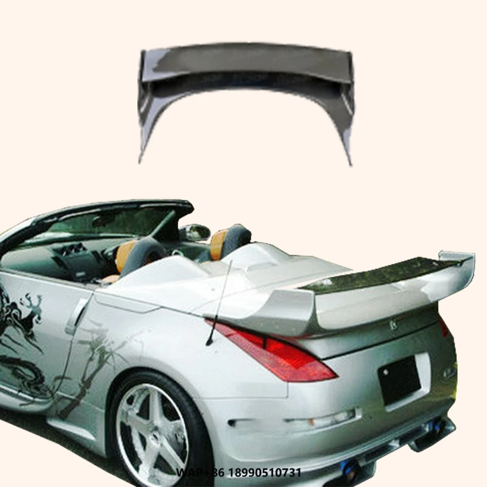 

Nissan Z33 2003-08 350Z (Convertible Only) Carbon Fiber Rear Wing & VRS Style Trunk Spoiler Car Spoilers