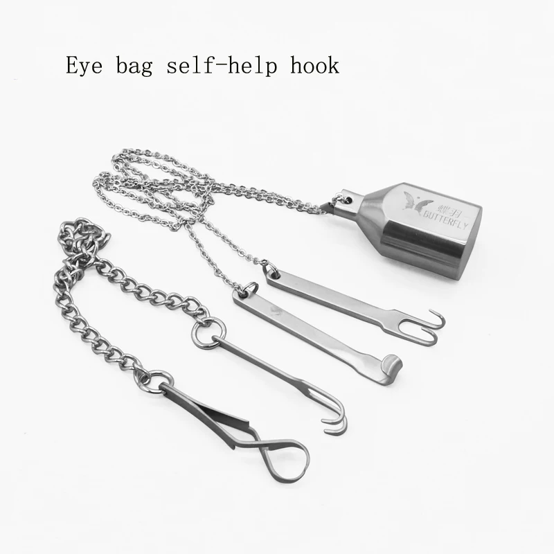 Beauty plastic hook eye bag self-service hook stainless steel two-claw / rake hook double eyelid tool