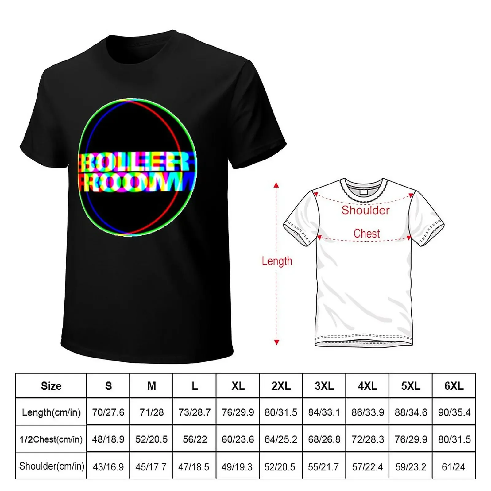 Boiler Room Color Glitch I T-Shirt Aesthetic clothing quick drying shirt cute tops mens graphic t-shirts big and tall - Image 4