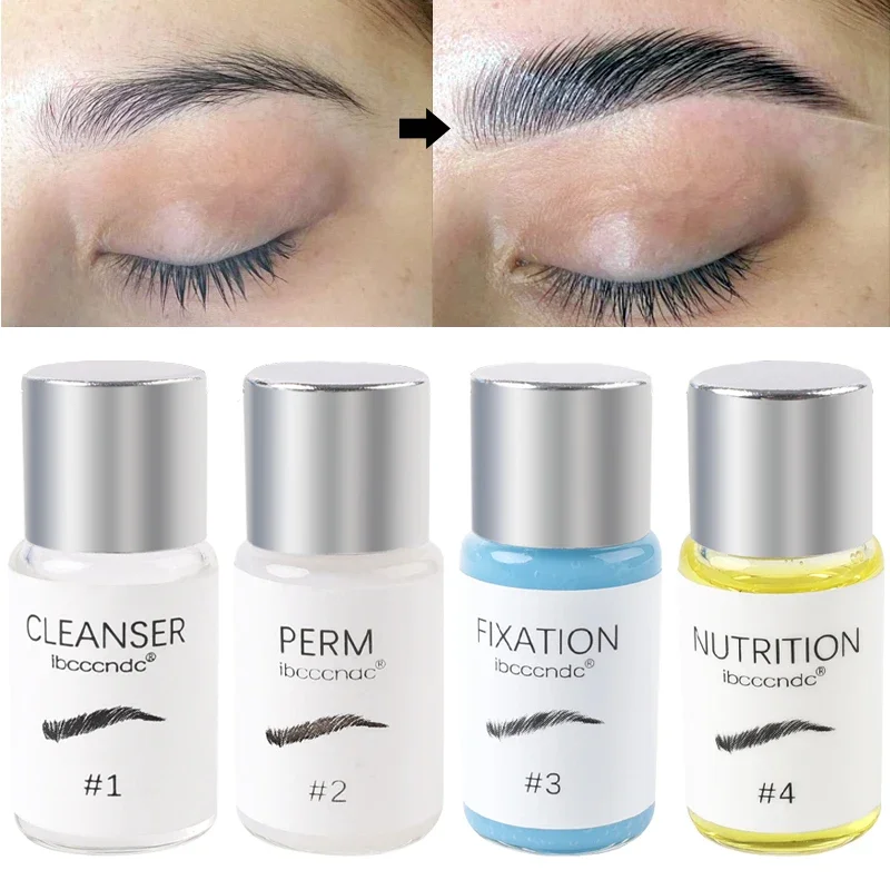 5ml Semi-pernament Eyelash Perm Eyebrow Styling Perm Lotion Brow Lamination Lift Liquid Eyelash Perm Eyebrow Enhancer Makeup