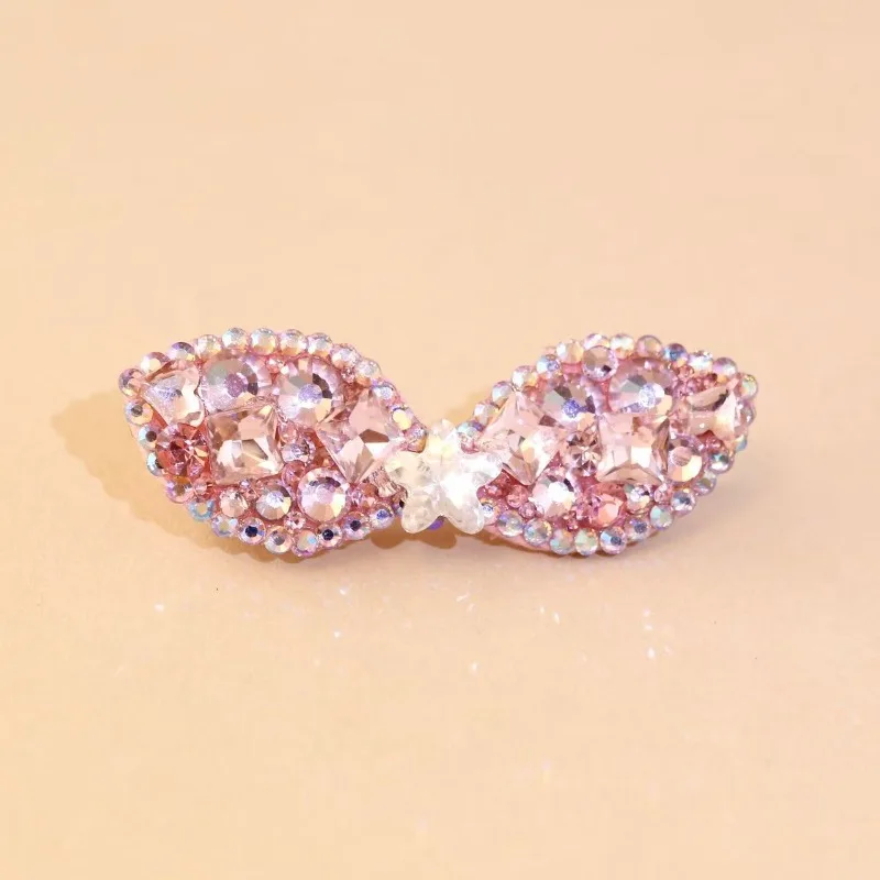 Pet Accessories Full Diamond Ears Dog Hairpins Maltese Yorkshire A1587