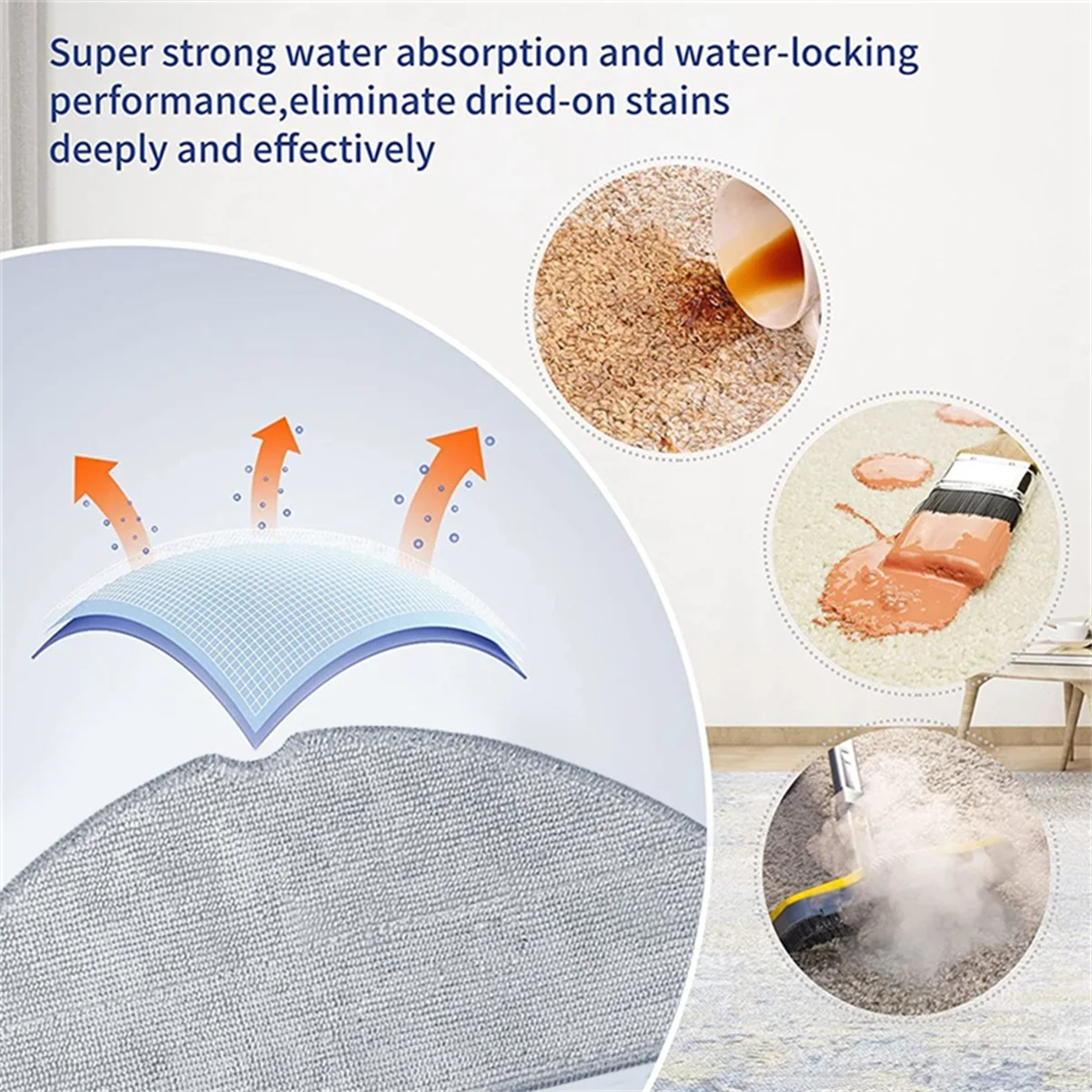 로봇 진공 E10 E12 B112 용 진공 액세서리, 메인 사이드 브러시 필터 걸레 천 교체 예비 부품