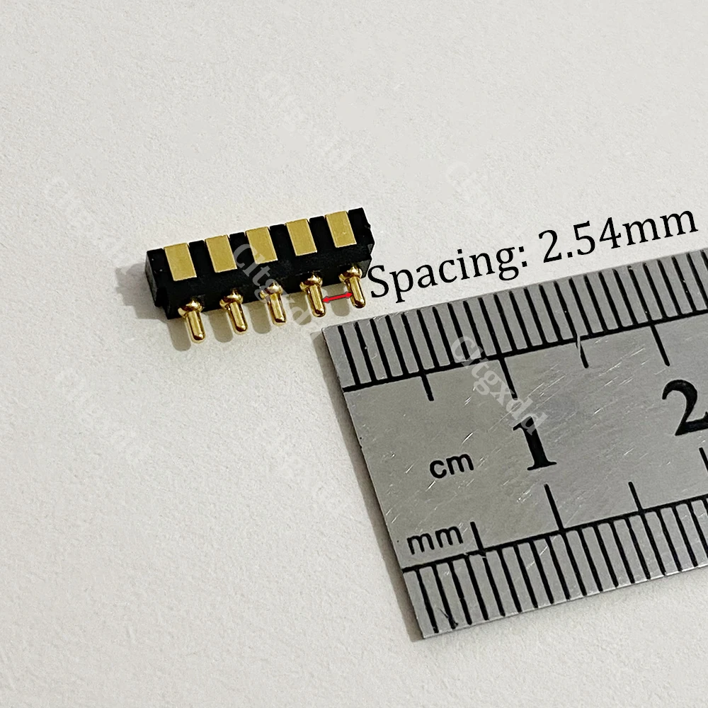 Männlicher & Weiblicher Seitlich Montierter Pogo-Pin-Steckverbinder 2P 3P 4P 5P SMD Federkontakt-Ladebuchse für Smartwatches/Elektronische Geräte – Detail 5