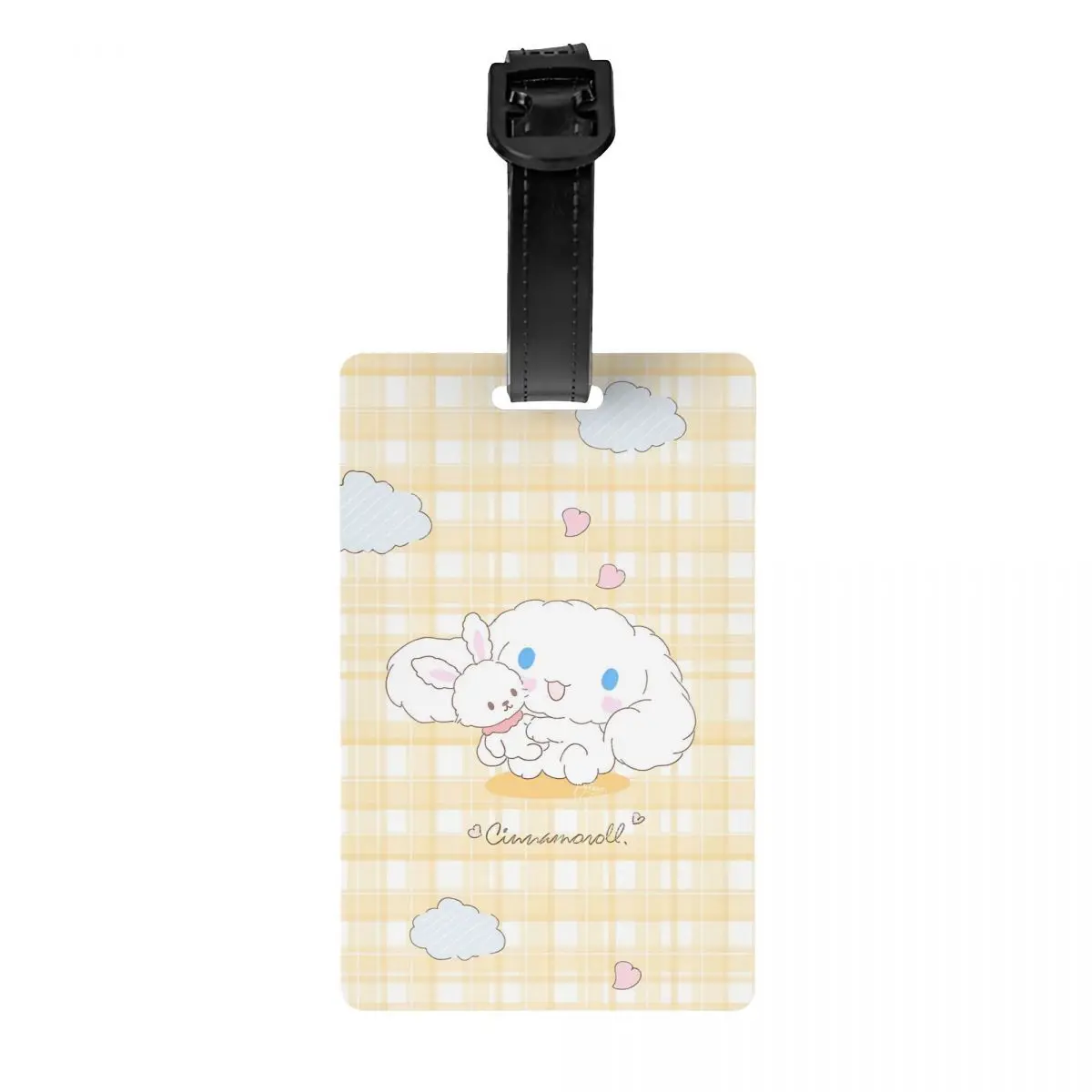 

Luggage Tags Sanrio Cinnamoroll Cute Cartoon Gel Holder Baggage Boarding Tags Name ID Address Luggage Bag Case Tags for Men