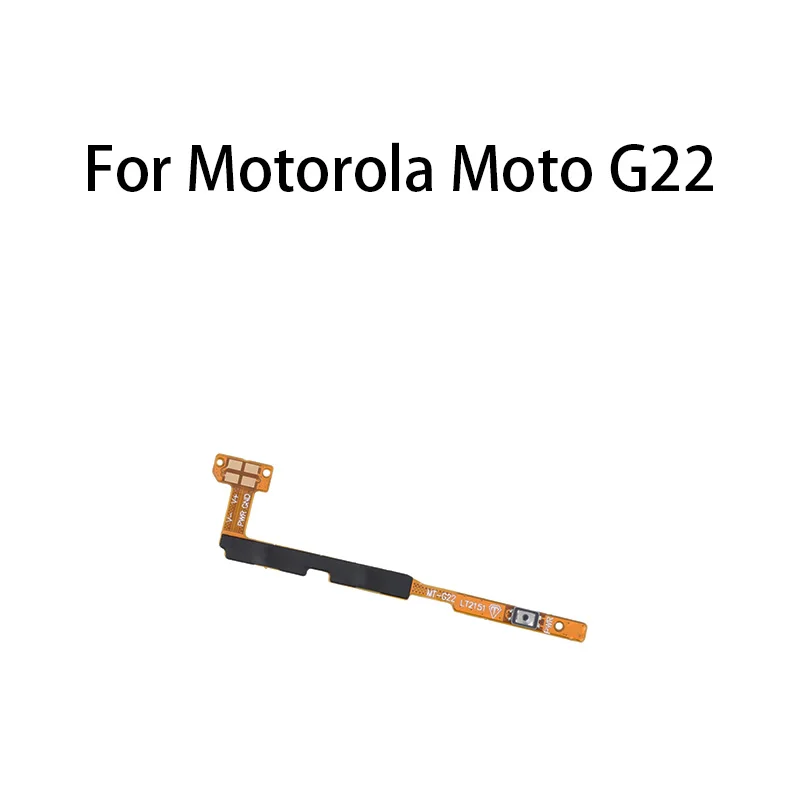 Power ON OFF Mute Switch Control Key Volume Button Flex Cable For Motorola Moto G22