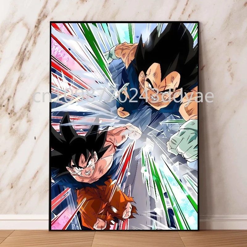 ドラゴンボール 悟空 ベジータ キャンバスポスター