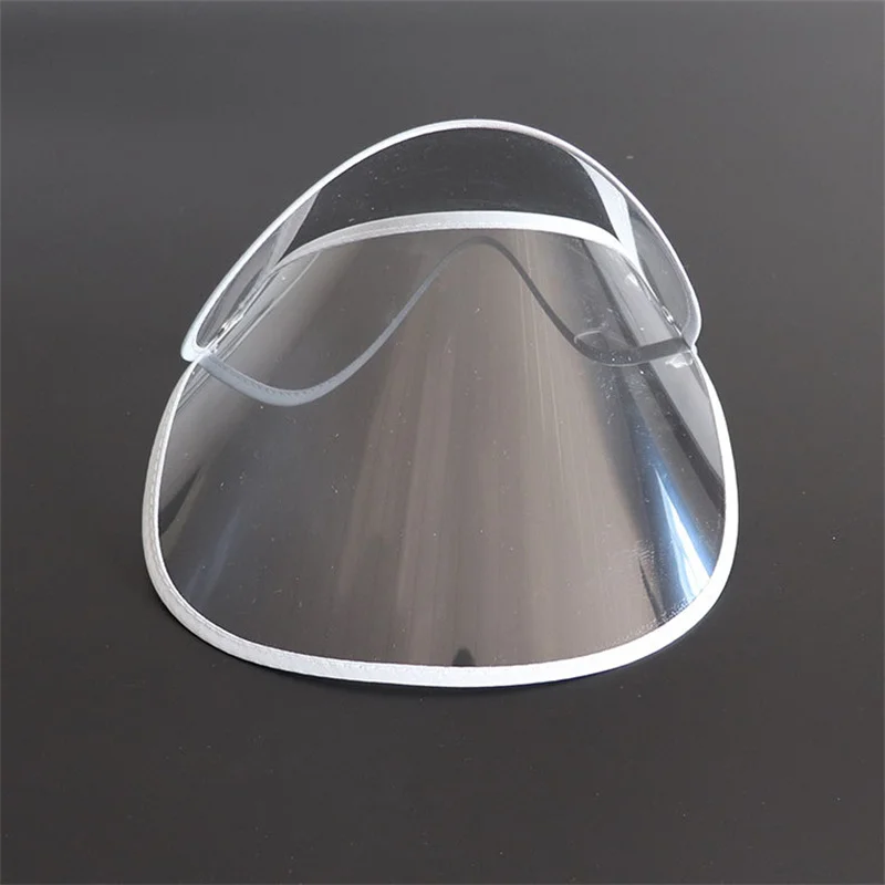 1Pcs Protective Cap Replaceable Hat Brim Clear Hood Raincoat Jacket Face Protector Poncho Transparent Rainproof