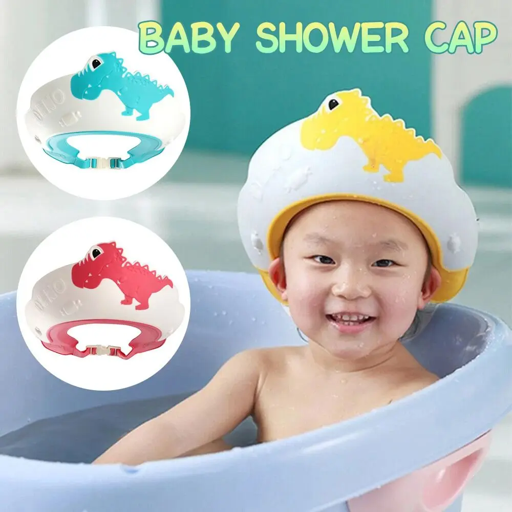 Baby Shower Cap Children Kids Shampoo Shield Bath Head Cover Adjustable Hair Wash Hat for Newborn Infant Ear Protection