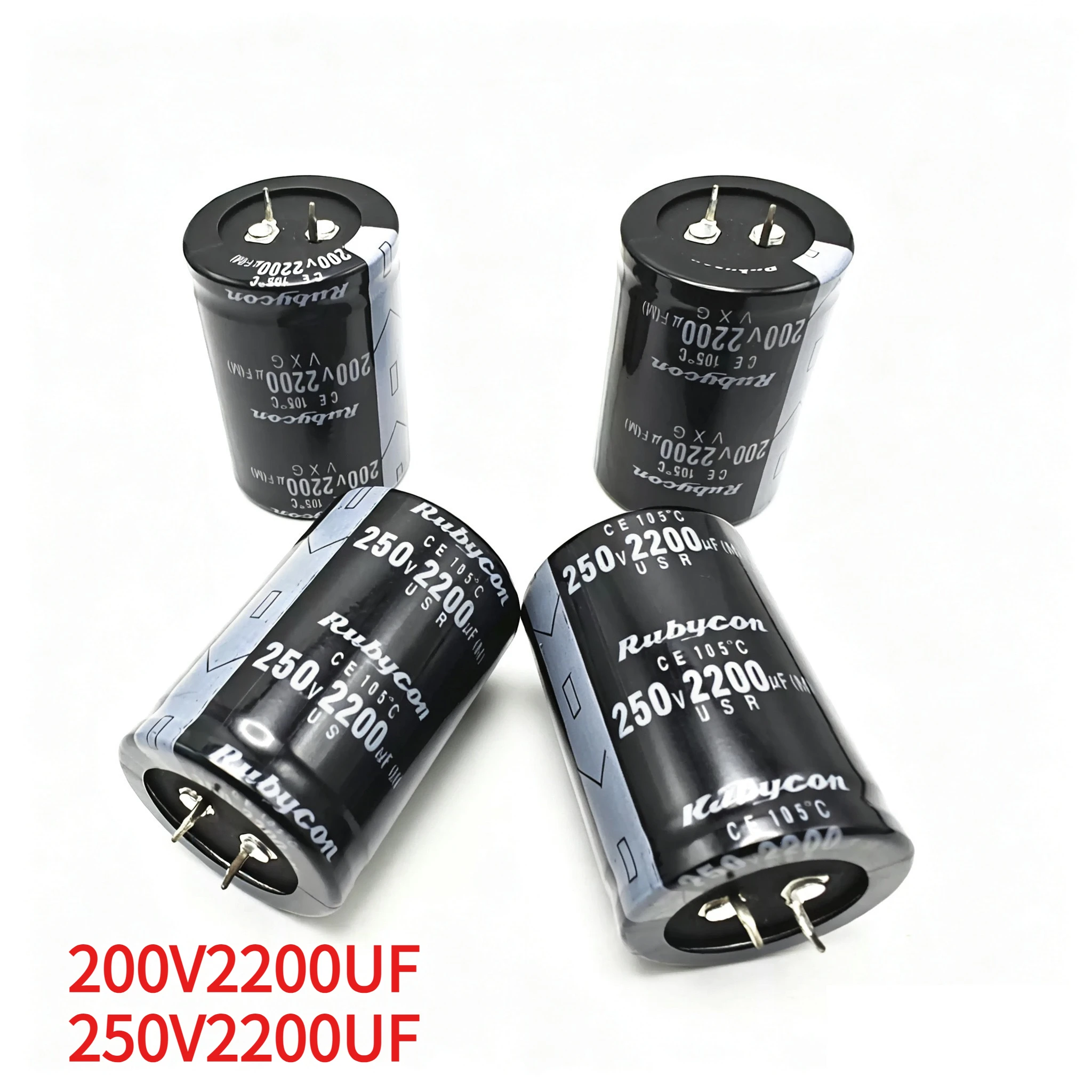 1-20pcs 200V2200UF 250V 35*50mm Rubycon Electrolytic Capacitor Brand-New Imported 250V 2200UF 35x50