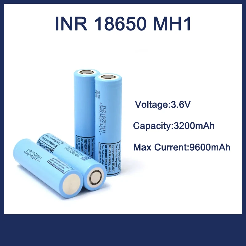 INR 18650 MH1 3.6V 3200mAh