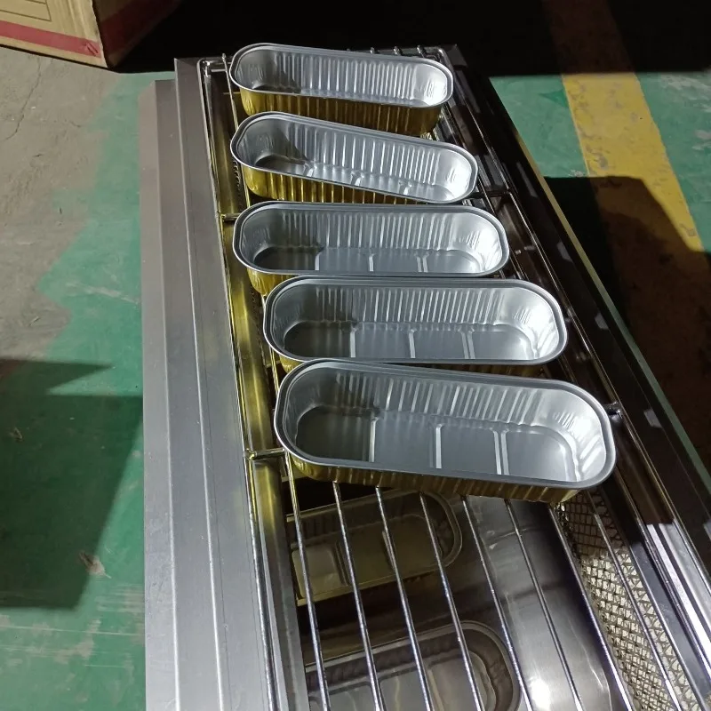 Stainless steel electric oven, commercial double grilled cheese, rectangular