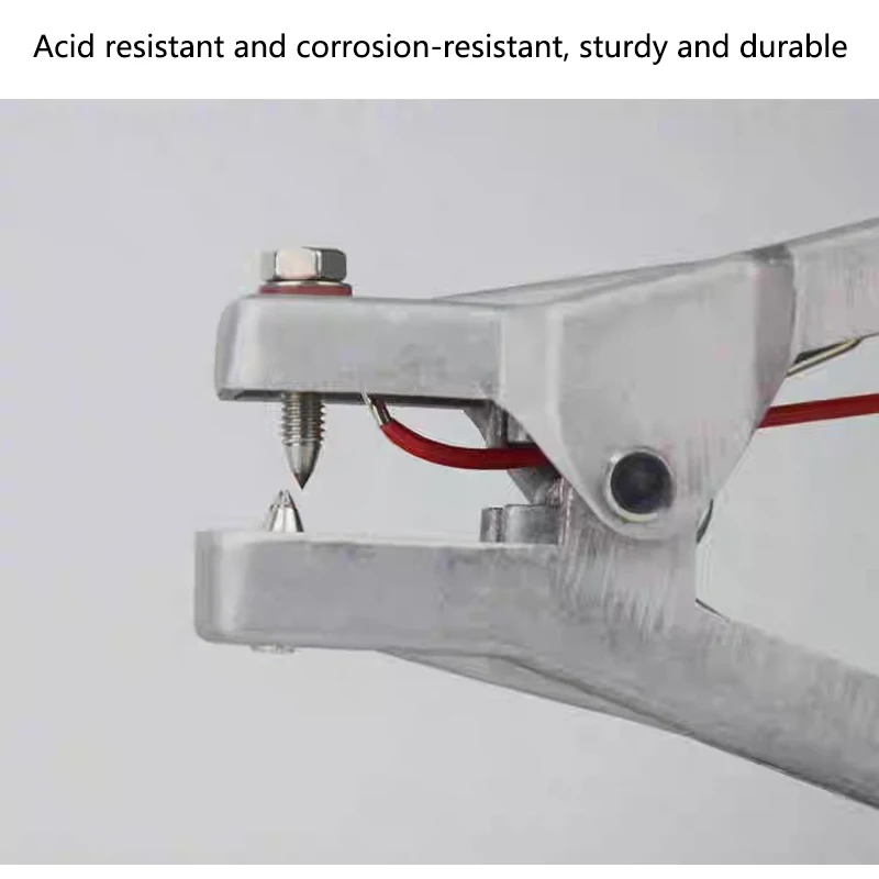 5M Anti Grounding Wire  Grounding Clamp  Grounding Assembly 2 Aluminium Alloy Clips for Static Removing Tool