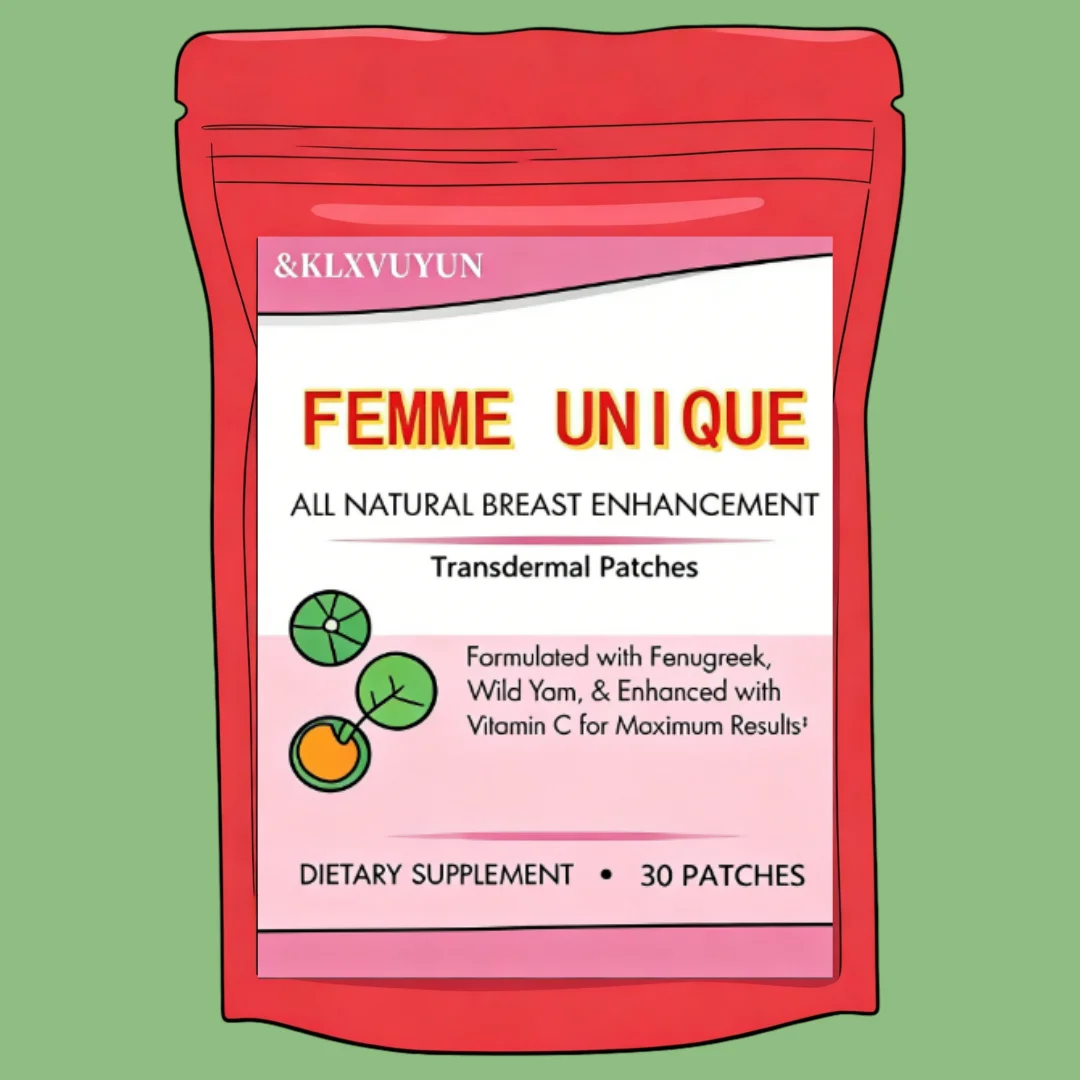 Clinical Strength Breast Augmentation Supplement, Transdermal Patches Produced in the USA, Fenugreek, Wild Yam