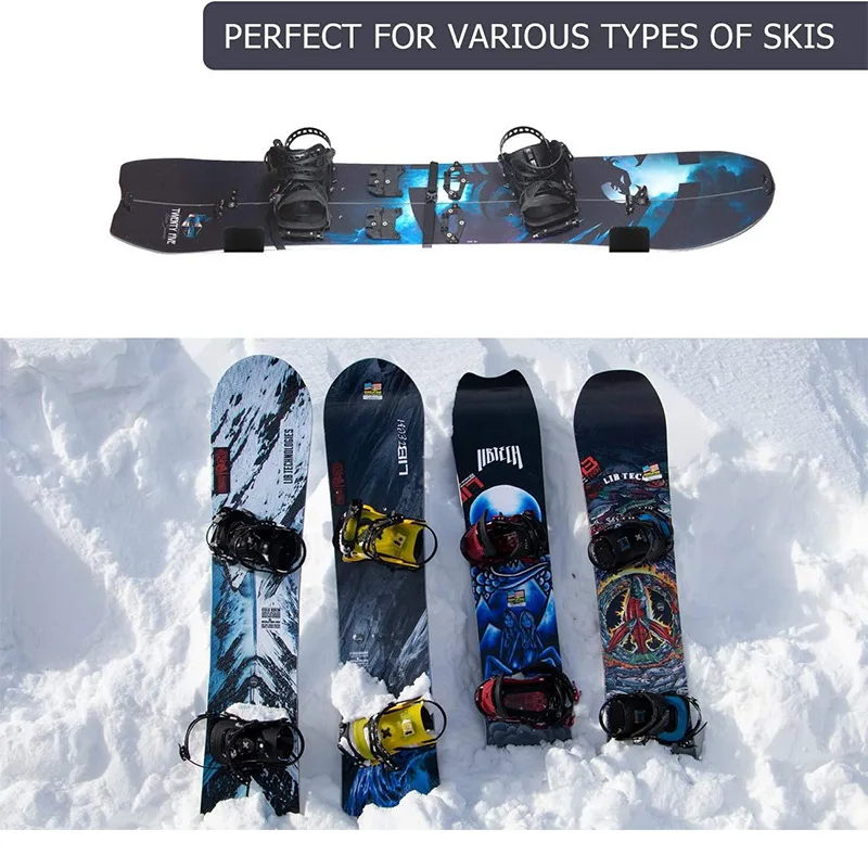 Espositore da Snowboard a parete, staffa portaoggetti per Snowboard, appeso a parete per Snowboard per Garage domestico