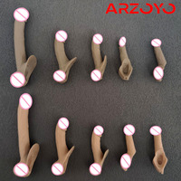 5pcs/set 1/6 Scale Accessories Male Genital Parts Silicone Penis Model for 12\