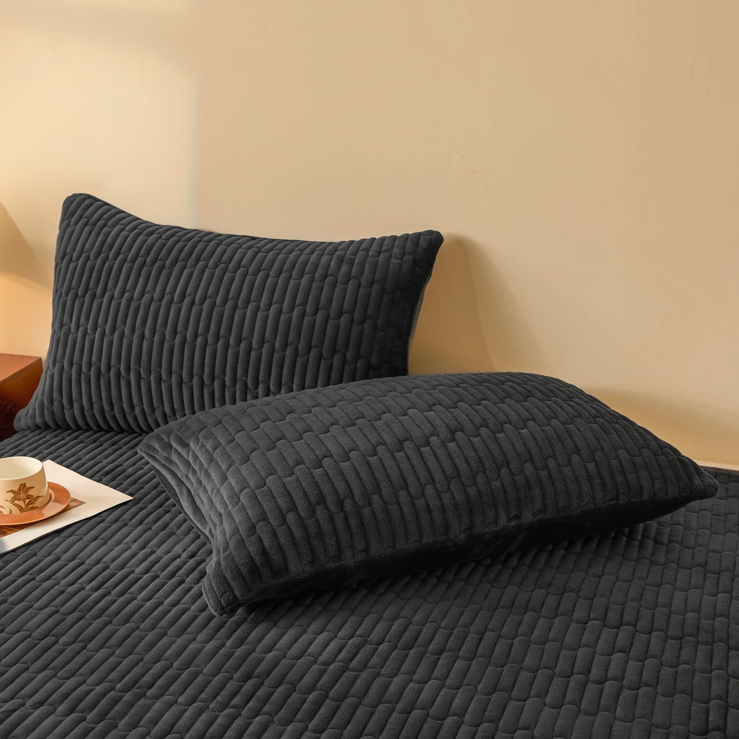 Bonenjoy 2pcs Warm Pillowcase for Winter Pillowslip Solid Color Pillow Cover Home Bed Pillowsham 48x74cm Cushion Cover 베개커버