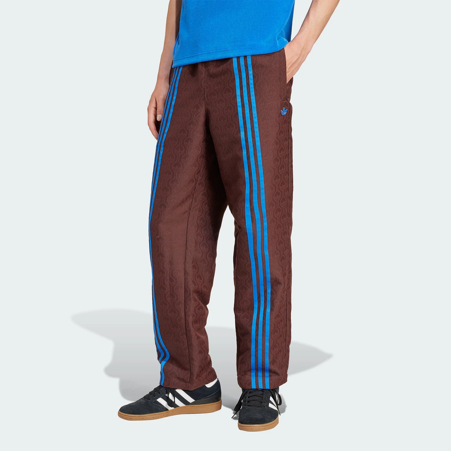 

Adidas genuine Three Stripes Men's Retro Jacquard Sports Pants JN5970