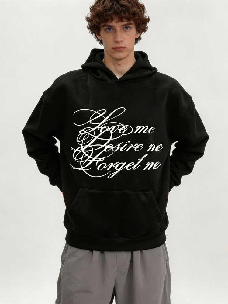 Herbst- und Winter-Punk-Y2K-Streetwear mit Retro-Schriftzug, locker geschnittene langärmelige Pullover-Hoodies für Männer und Frauen – Detail 8