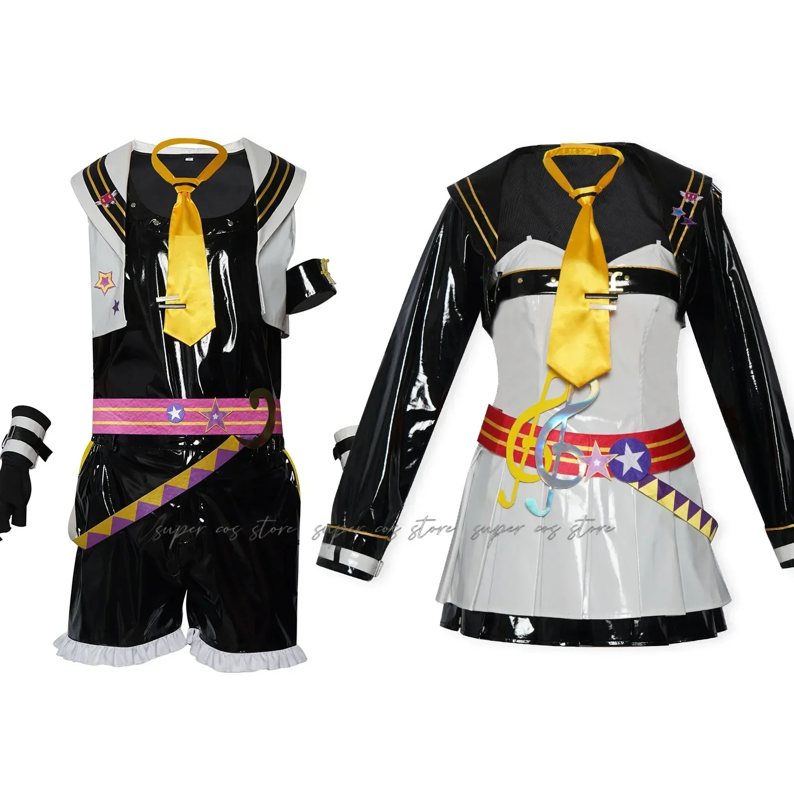 Muse Dash Rin Len Cosplay Costumes Cute Party Suit Game Clothing Halloween Carnival Uniforms Custom Made
