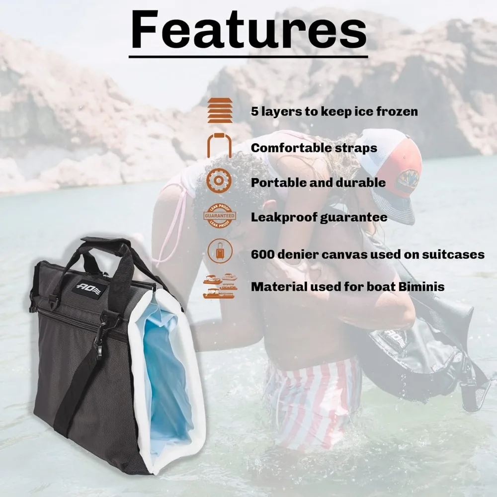 

Original Soft-Sided Cooler Bag, Leak-Proof, Insulated, Lightweight