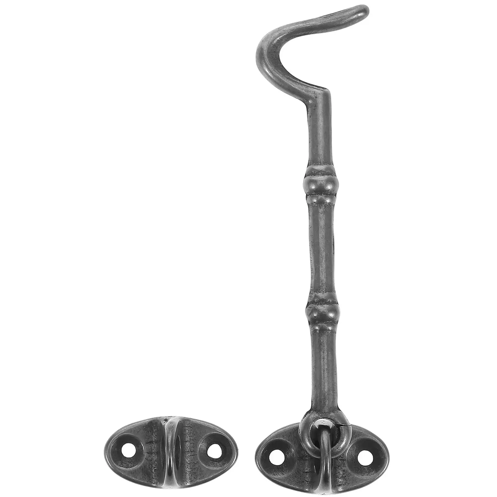

Rotating Brass Hook Gate and Eye Latch Replacing Screen Door Lock Coat Hanger Baby