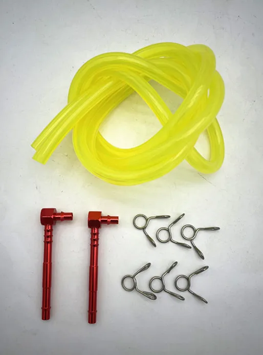 Conjunto de tubos de combustível de grande fluxo de usinagem CNC para 1/5 LOSI 5ive-T HPI Baja 5B 5T 5SC