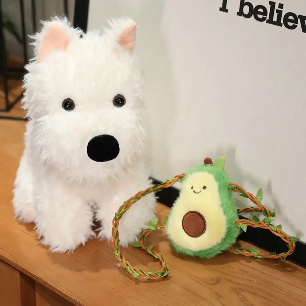 Sleeping Mate Toy Puppy West Highland Dog Knuffels Zacht gevulde hond Pluche pop Leuke mooie West Highland Dog Doll Kinderspeelgoed