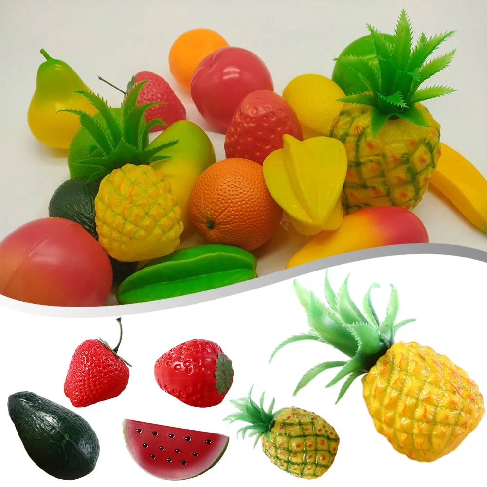 Fruta de plástico simulada, adorno decorativo, fruta Artificial para decoración de hoteles, accesorios de fotografía, adornos, 1 ud.
