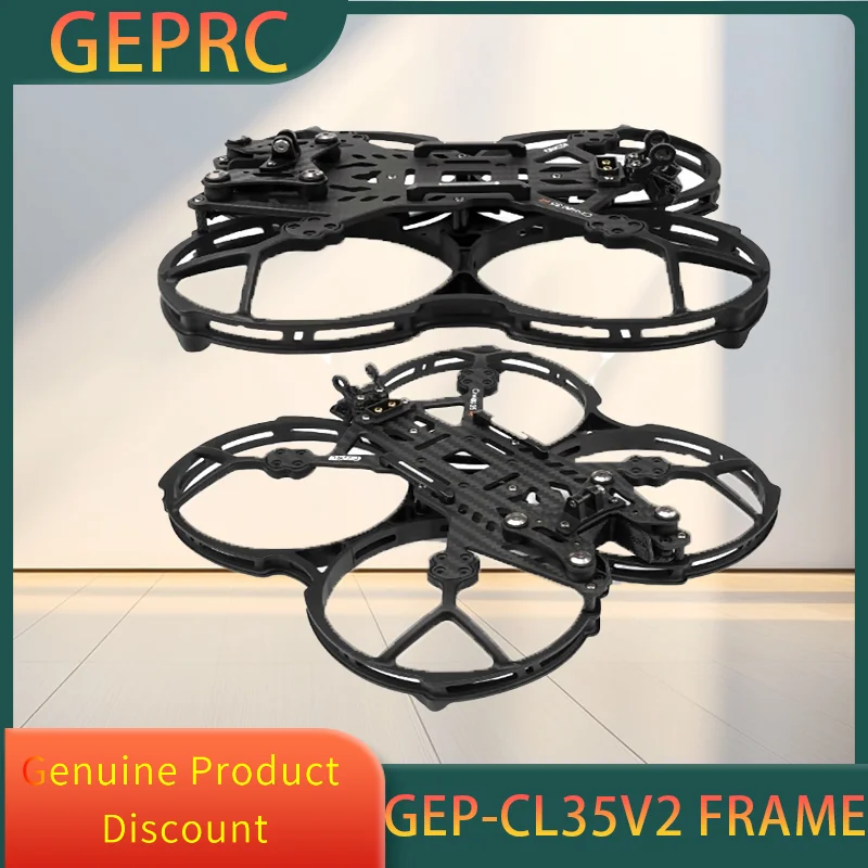 

GEPRC GEP-CL35 V2 Frame Kits Suitable for CineLog35 V2 Drone Carbon Fiber Frame DIY RC FPV Quadcopter Drone Accessories Parts