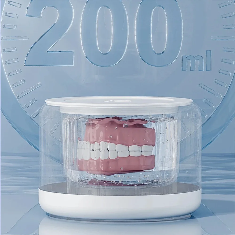 آلة تنظيف الأقواس بالموجات فوق الصوتية، قابلة لإعادة الشحن عبر USB، متعددة الوظائف، التجنيب غير المرئي، آلة أسنان للمجوهرات، عالية الحرة،