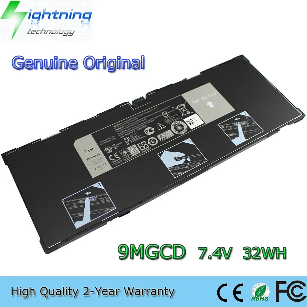 

Brand New Genuine Original 9MGCD 7.4V 32Wh Laptop Battery For Dell Venue 11 Pro 5130 Tablet T06G 312-1453 451-BBIN VYP88 T8NH4 X