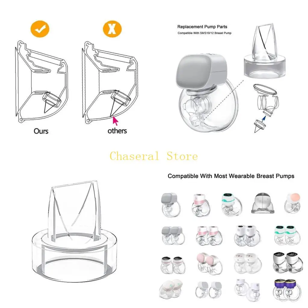 

E7CE Запасной аксессуар для ремонта клапанов «утконос» для носимых молокоотсосов S9/S12