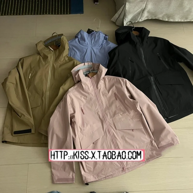 

Trendy 2026 Women's Outdoor Hard Jacket European Style Standard Fit Long Sleeve Zipper Closure Polyester Nylon Composit...