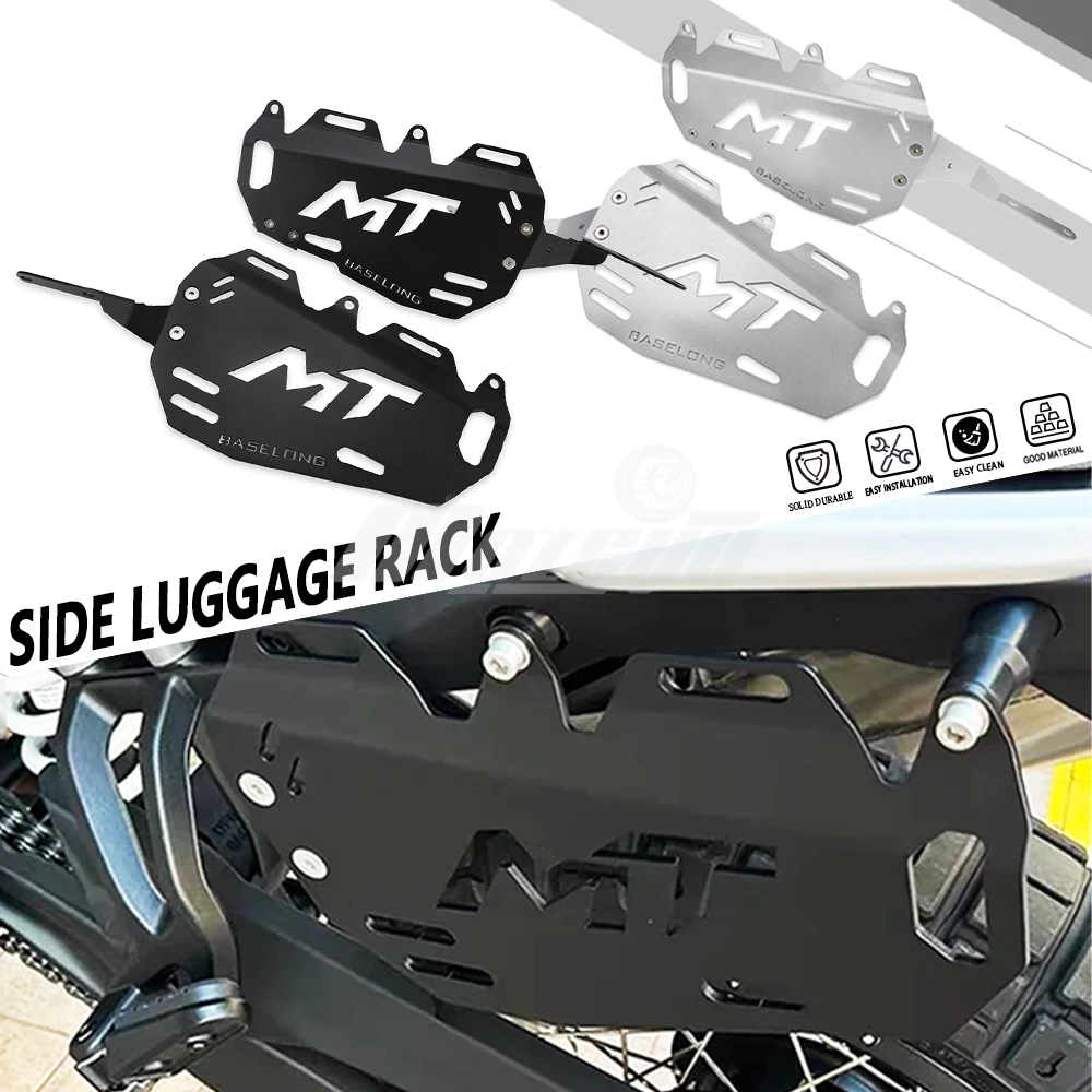 

Motorcycle Luggage Rack Set Side Support Racks Carrier Luggage Mounting Bracket For CFMOTO 450MT IBEX 450 CF450MT 2024 2025 2026