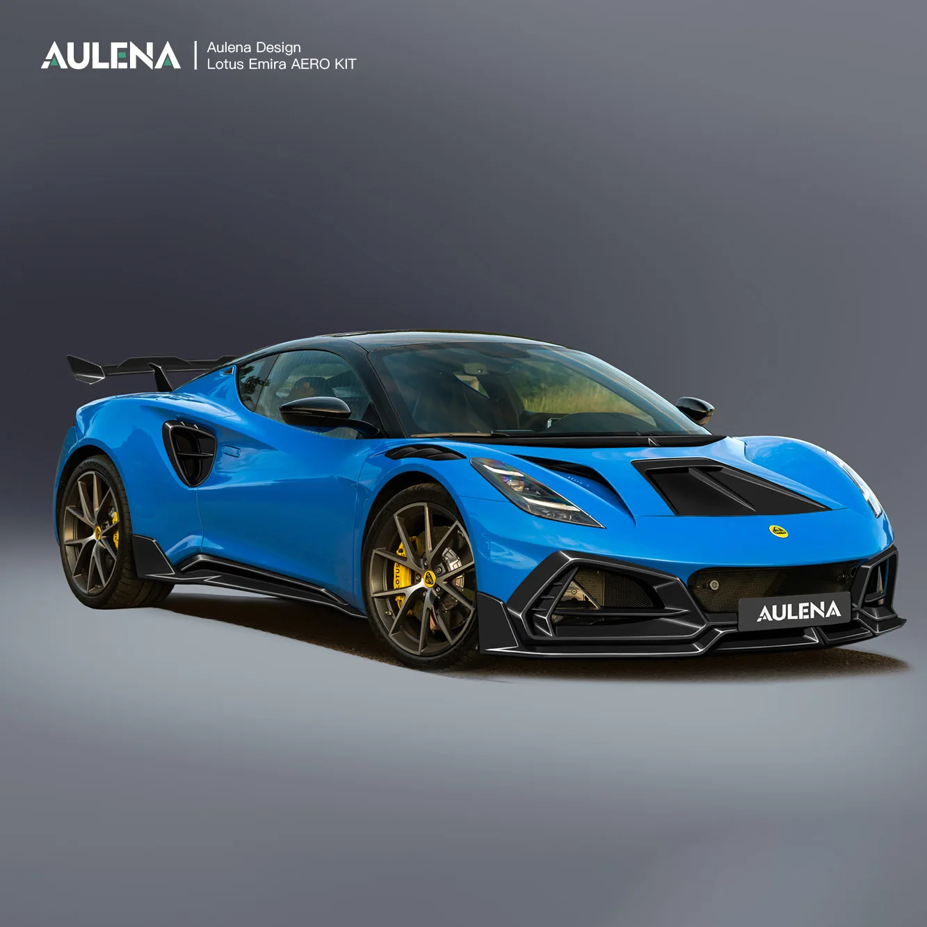 

Aulena Dry Carbon Body Kit Lotus emira LR-52 Front Spoiler Hood Vented Fenders Side Intakes Side Skirts Rear Wing Rear Diffuser