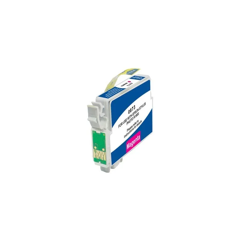 EPSON MAGENTA E873 alternative ink cartridge, replaces C13T08734020 XET0873C imprimirbien.com