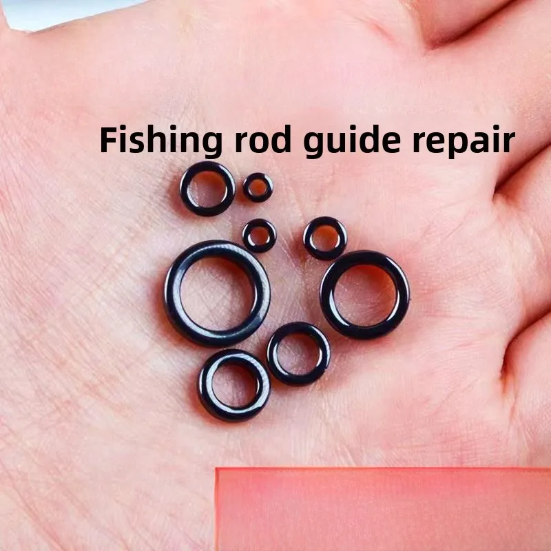 

Керамическое кольцо-направляющая из оксида титана для модификации рыболовных удилищ, магнитное кольцо-направляющая, аксессуар для рыболовных снастей, прочные детали для удилищ
