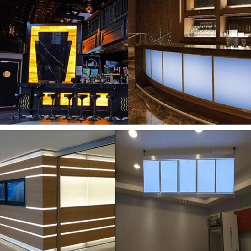 Super Sale Flexible LED Sheets 490x245mm DC24V 484LED 28W Panel Lights for Marble Countertop Advertising Backlight Double Color