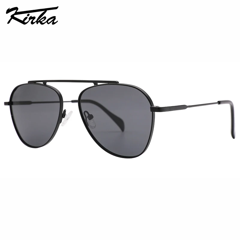 Kirka Unisex Sunglasses Polarized Triangle Metal Matt Color Fashion Outdoor UV400 Fishing/Climbing Male Eyewear Vacation S4023