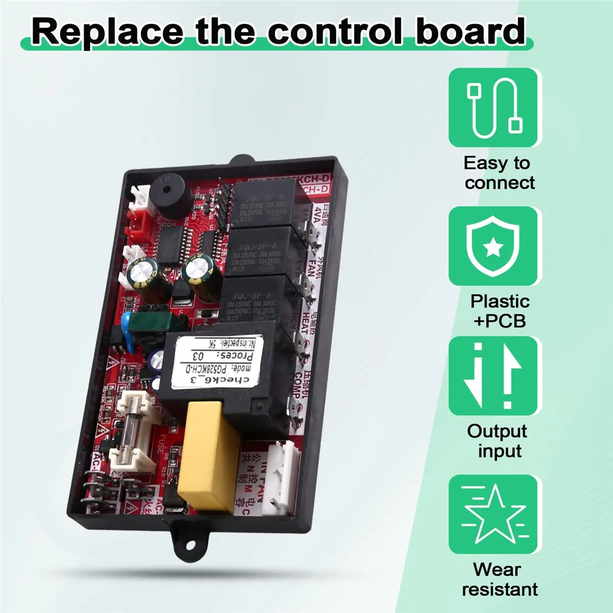 PG528 Air Conditioner Control Board Cooling/Heating+Display Only for Fixed-Frequency Wall-Mounted Air Conditioners