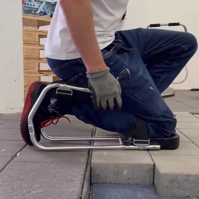 Portable Garden Kneeler Stool, Pressure Relief Kneeling Pad, Labor-saving Mobile Knee Seat for Farm & Yard Work