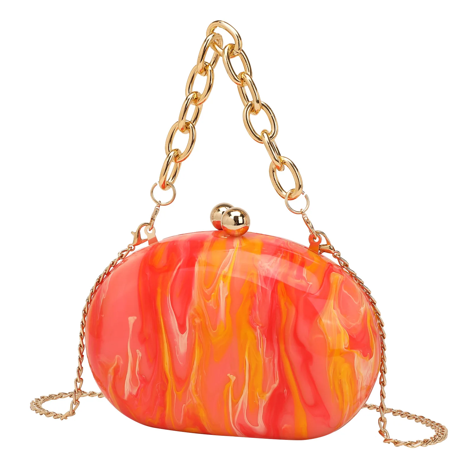 

Acrylic Dinner Fashion Temperament Clutch Bag Banquet Party Evening Chain Women's Bag Sacs À Main Luxe Femme Carteras Para Mujer