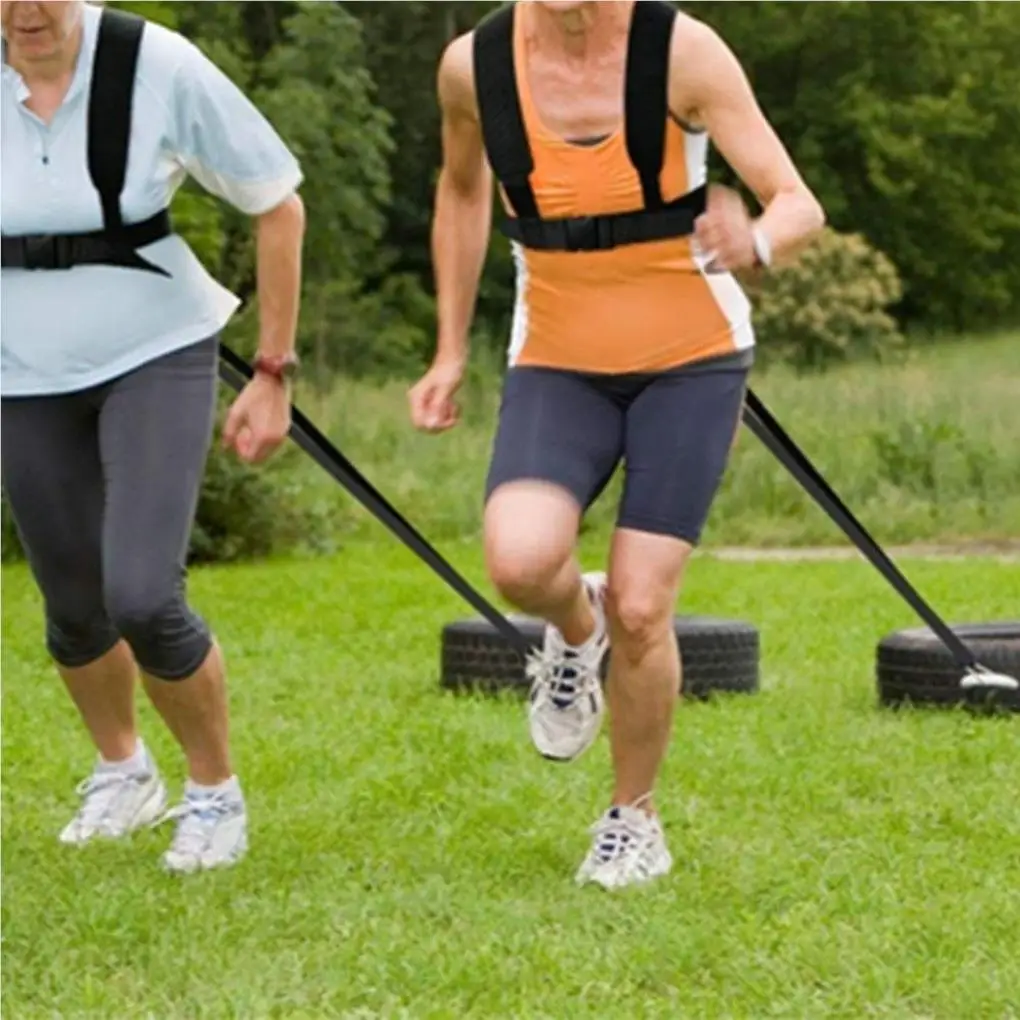 

Силовые ремни для тренировок по взвешиванию, ремень для сани, жилет с веревкой, оборудование для фитнеса, эспандеры, тренировки ловкости