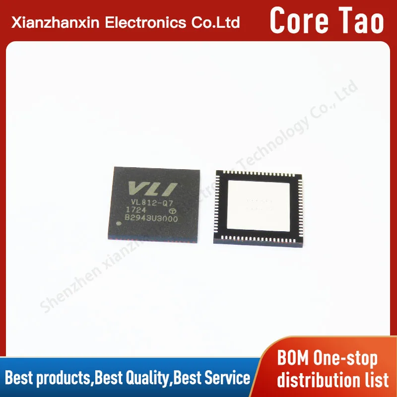 

1PCS/LOT VL812 VL812-Q7 QFN76 USB3.0 The Hub controller IC chip