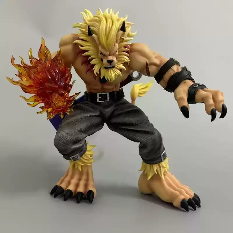 21cm Soar Leomon Figure 새로운 디지몬 애니메이션 피규어 Pvc 동상 모델 Collectible Deskdesk 장식 장식 팬을위한 최고의 선물