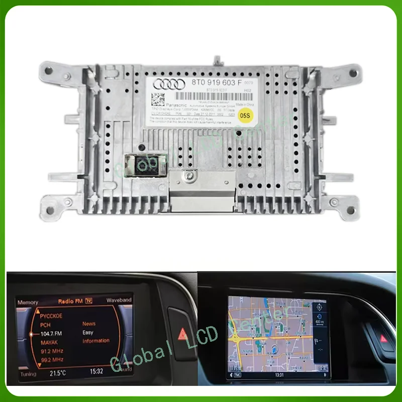 

8T0919603G 8T0919603F 8T0919603E For Audi A4 B8 A5 Q5 2010 12 2015 MMI Multi Media Display Unit 6.5" LCD Screen GPS Monitor