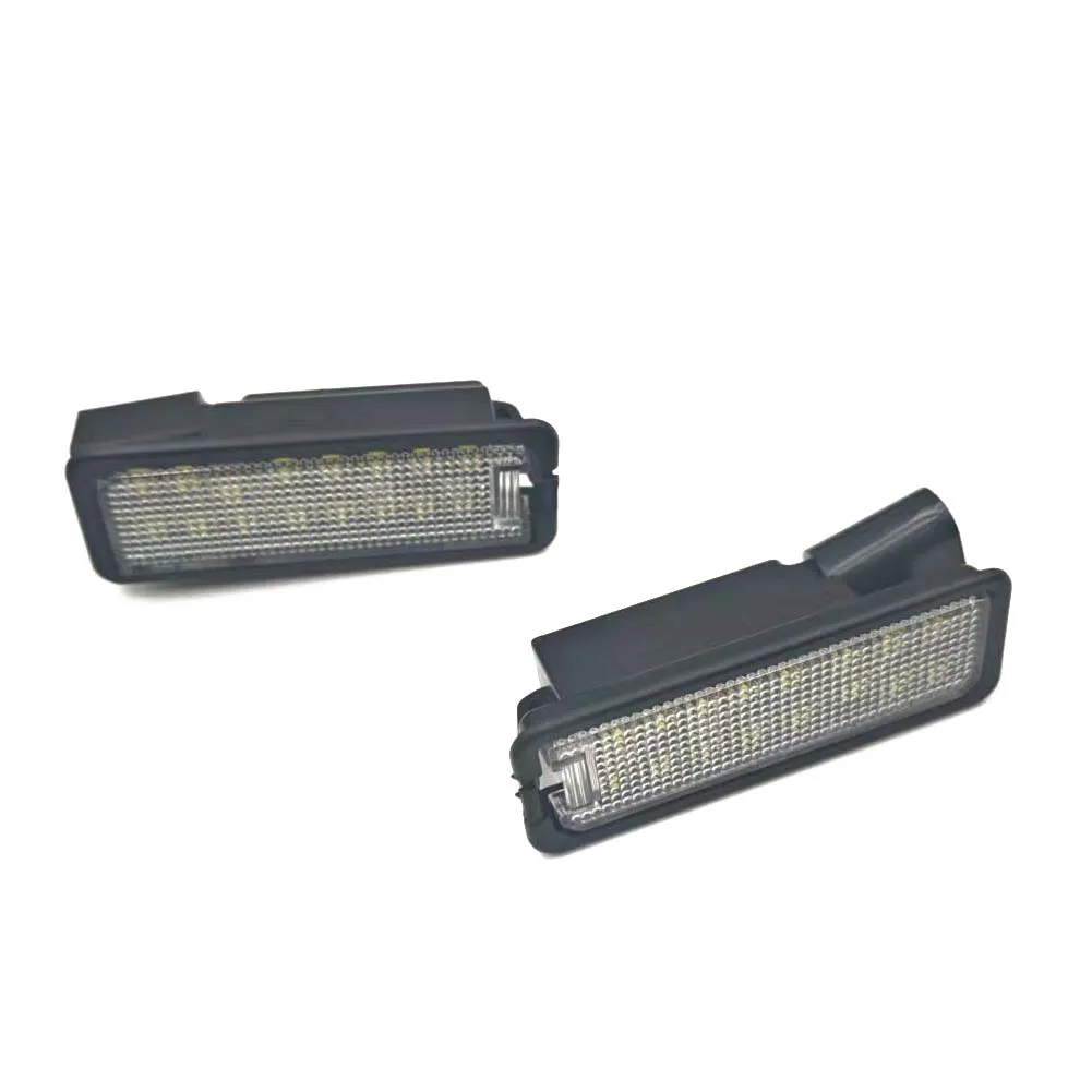 2 قطعة 12 فولت LED الخلفية رقم السيارة لوحة ترخيص ضوء علامة ضوء مصباح لشركة فولكس فاجن GTI جولف 4 5 6 7 MK4 MK5 MK6 MK7 B7 CC شيروكو P2N8 #4