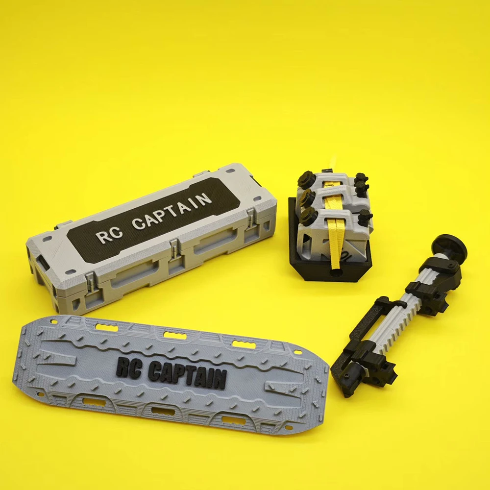 

Simulated Jack Suitcase Kit Decoration for 1/10 RC Crawler Car Traxxas TRX4 Defender Bronco AXIAL SCX10 RC4WD D90 Chevrolet TRX6